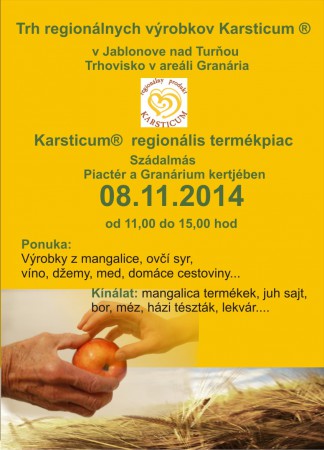 Trh regionálnych výrobkov Karsticum